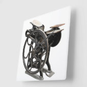 machine à letterpress antique de 1888 horloge (Angle)