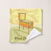 Machine à pinball (Gant de toilette)