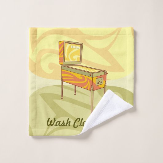 Machine à pinball (Gant de toilette)