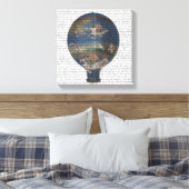 Machine Aerostatique Hot Air Ballon Canvas Afdruk (Insitu (Slaapkamer))