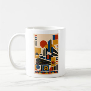 Machine Age – Geometric Art Mug