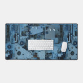 Machine bleue mécanique Robotique Funny Cool Geek (Clavier et souris)
