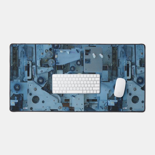 Machine bleue mécanique Robotique Funny Cool Geek (Clavier et souris)