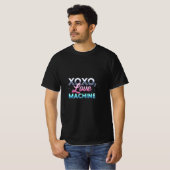 Machine d'amour XOXO - T-shirt rétro Neon (Devant entier)
