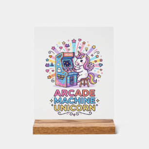 Machine de jeux vidéo licorne Art POD prêt à impri