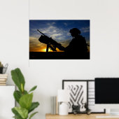 Machine Gunner Poster (Thuiskantoor)