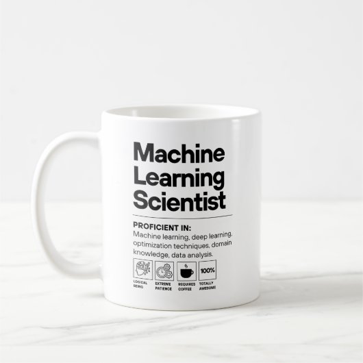 Machine Learning Scientist Koffiemok (Links)