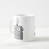 Machine Learning Technology Humor Koffiemok (Voorkant links)