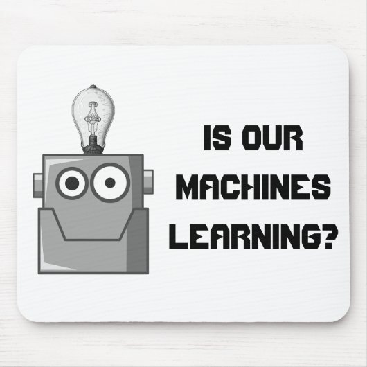 Machine Learning Technology Humor Muismat (Voorkant)