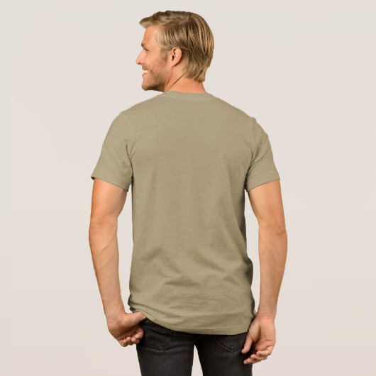 machine olive Tri-Blend shirt (Voorkant)