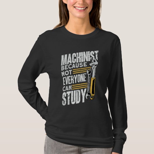 Machine Operator Machinist T-shirt (Voorkant)