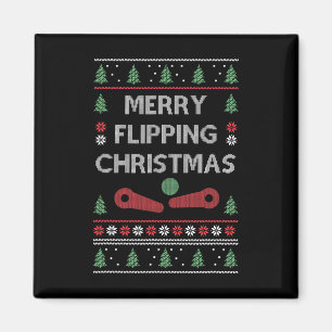 Machine Retro Arcade Game Gamer Pinball Kerstmis Magneet