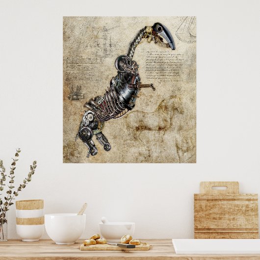 Machine Steed Mark1 Poster (Keuken)