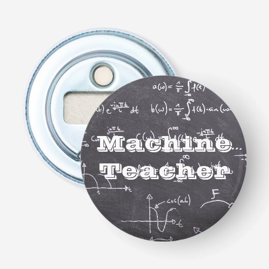 Machine Teacher Button Flesopener (Voorkant)