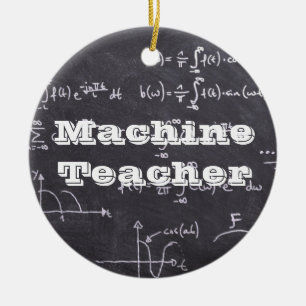 Machine Teacher Keramisch Ornament