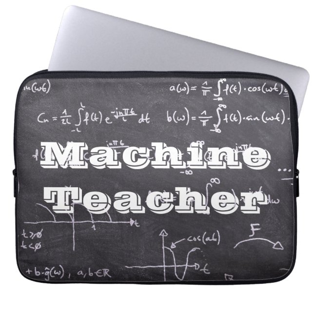Machine Teacher Laptop Sleeve (Voorkant)