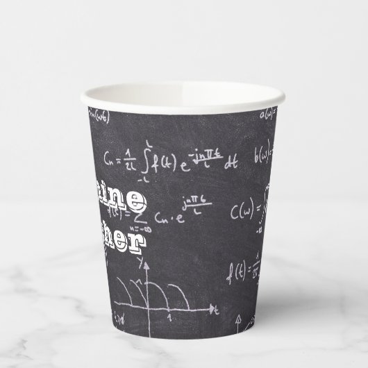 Machine Teacher Papieren Bekers (Links)