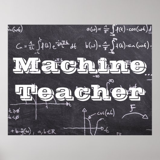 Machine Teacher Poster (Voorkant)