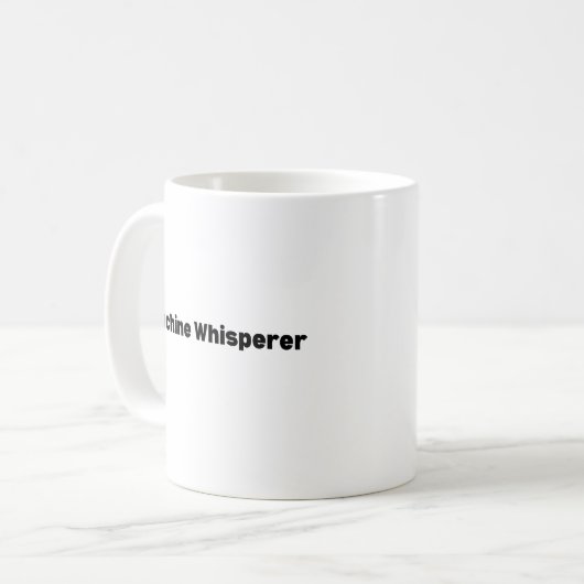 Machine Whisperer Mug – Funny AI Engineer Gift for (Devant gauche)