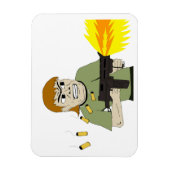 machinegunner magneet (Verticaal)