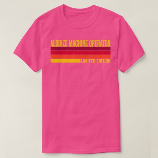 Machineoperator lodiseren t-shirt (Design voorkant)
