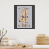  machinepatent poster (Keuken)