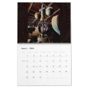 Machines à vapeur de calendrier mural vieilles (Mar 2026)