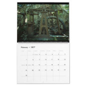 Machines à vapeur de calendrier mural vieilles (Feb 2027)