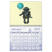 Machines cool amusantes 2016 calendrier design (Jan 2027)