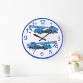Machines lourdes horloge murale acrylique (Maison)