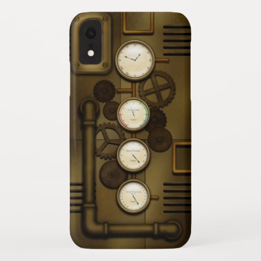 Machinetijdperk Steampunk Clockwork  Tech Case-Mate iPhone Case (Achterkant)