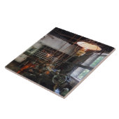 Machinewinkel met lantern tegeltje (Zijkant)