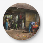 Machinist - Achtertuinmachines 1942 Papieren Bordje (Voorkant)