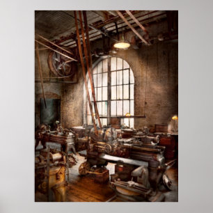 Machinist - Ik hou van grote gereedschappen Poster