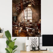 Machinist - Ik hou van grote gereedschappen Poster (Thuiskantoor)