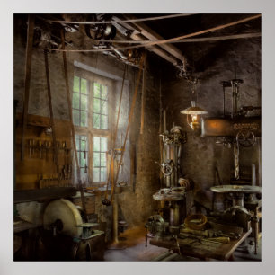 Machinist - Industriële revolutie Poster