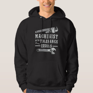 Machinist Machine Mechanic CNC Machinist Gift Idee Hoodie