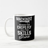 Machinist Machine Operator Tools Machining Enthusi Koffiemok (Links)