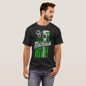 Machinist Machinebediener Verspaning 89 T-shirt (Voorkant volledig)