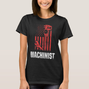 Machinist Machinebediener Verspaning T-shirt