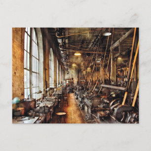 Machinist - Machinewinkel Circa 1900 Briefkaart