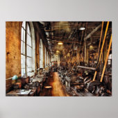 Machinist - Machinewinkel Circa 1900 Poster (Voorkant)