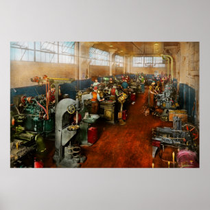 Machinist - Machinisten in opleiding 1918 Poster