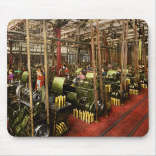 Machinist - Oorlog - Riemen en bommen 1916 Muismat