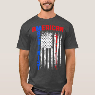 Machinist Power Flag Machine Operator Machinist Ma T-shirt