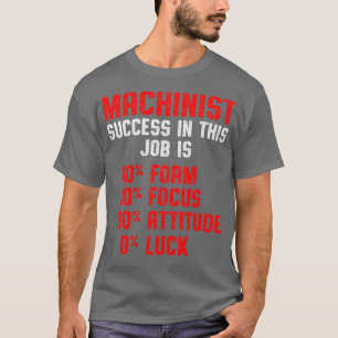 Machinist Success Machine Exploitant Machinist Mac T-shirt