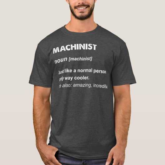 Machinist T-shirt (Voorkant)