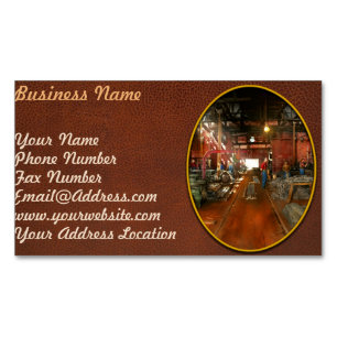 Machinist - Uitpompen van delen 1905 Magnetisch Visitekaartje