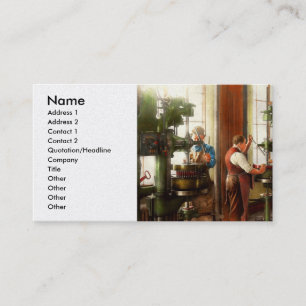 Machinist - Wanneer precisie belangrijk is 1919 Visitekaartje