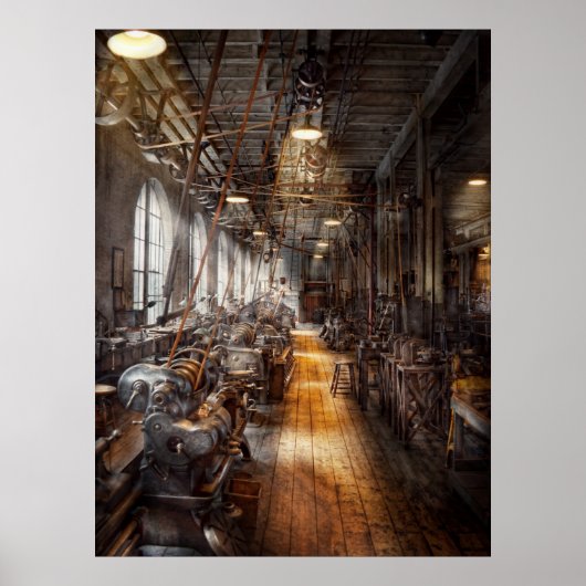 Machinist - Welkom bij de workshop Poster (Voorkant)